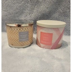 *NWT*Bath & Body Works 3 wick Candles. Coral Waves & Fiji White Sands